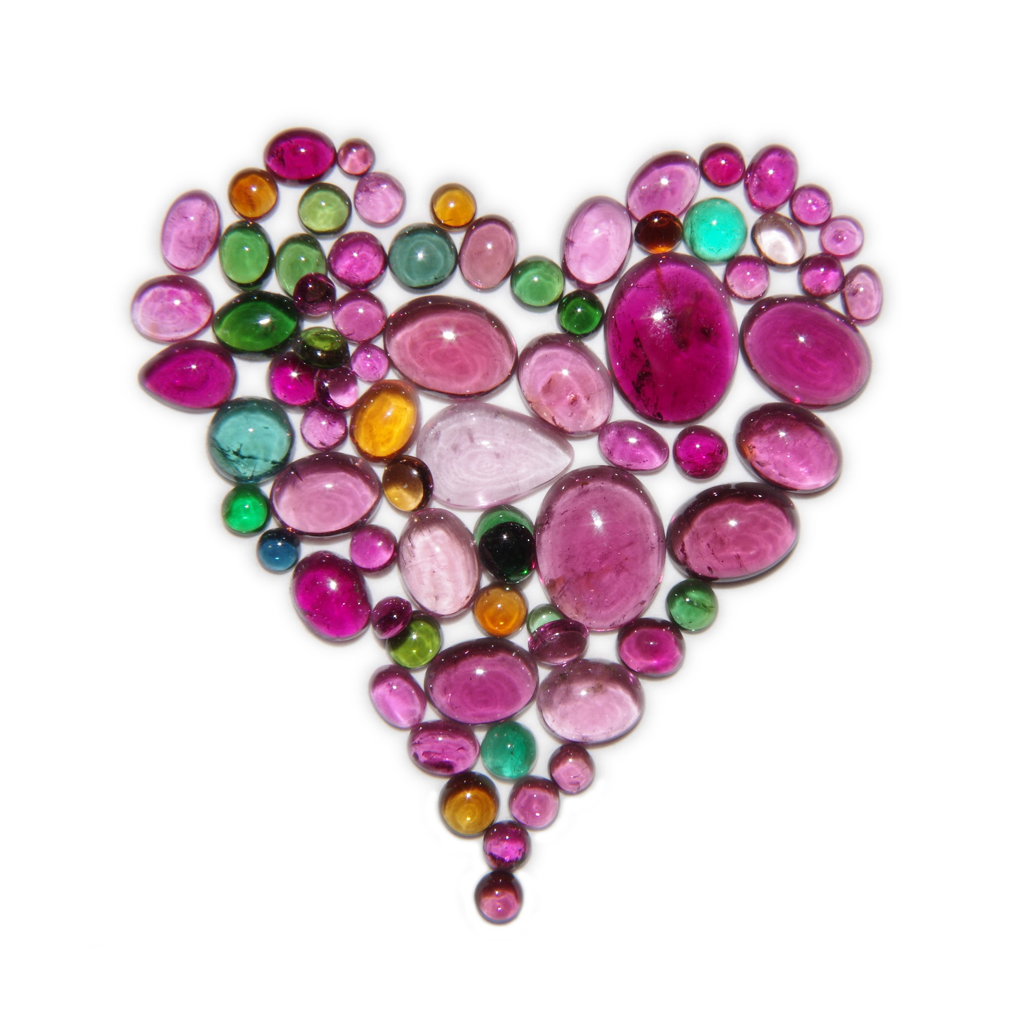 Pink and Green Tourmaline