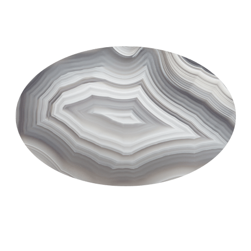 Silver Banded Agate