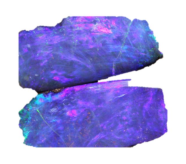 Rainbow Purple Opal